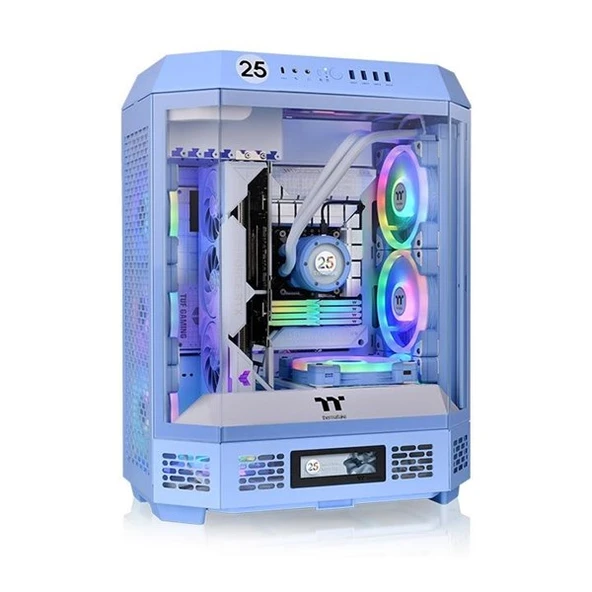 THERMALTAKE THE TOWER 600 TG CA-1Z1-00MFWN-00 GAMING MID-TOWER PC KASASI MAVİ ürün görseli
