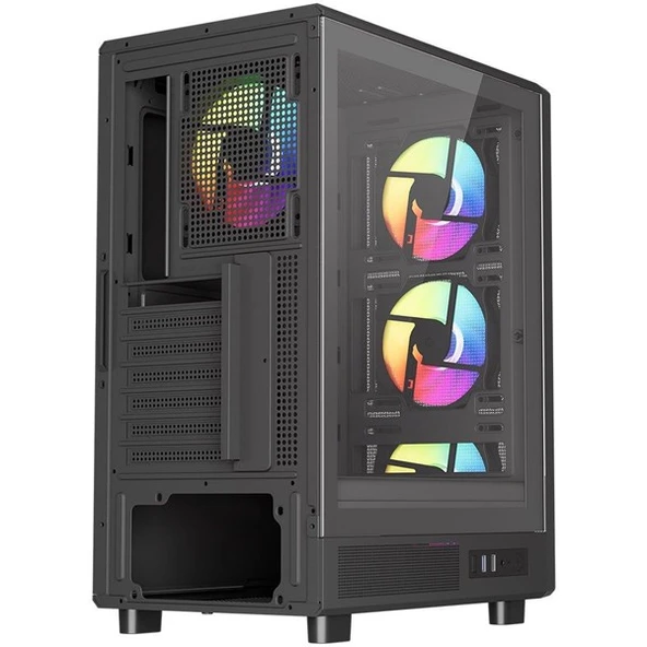 POWERBOOST 600W 80+ A601B GAMING MID-TOWER PC KASASI - 7