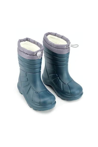 Gezer Erkek Çocuk Kışlık Eva Boğazdan Lastikli Sessiz Taban Kar Bot Çizme - Resim 10