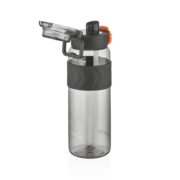 Shotay Direction Su Matarası Tritan Siyah 1000Ml - Resim 2