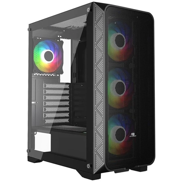 POWERBOOST 600W 80+ PB-PS5846B Gaming Mid-Tower PC Kasası ürün görseli