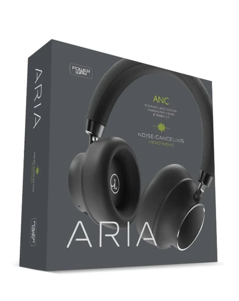 Aria ANC SİYAH Kulak Üstü Bluetooth Kulaklık - 5