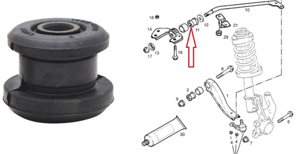Opel Corsa B Kaster Kol Lastiği, 353561 - 1