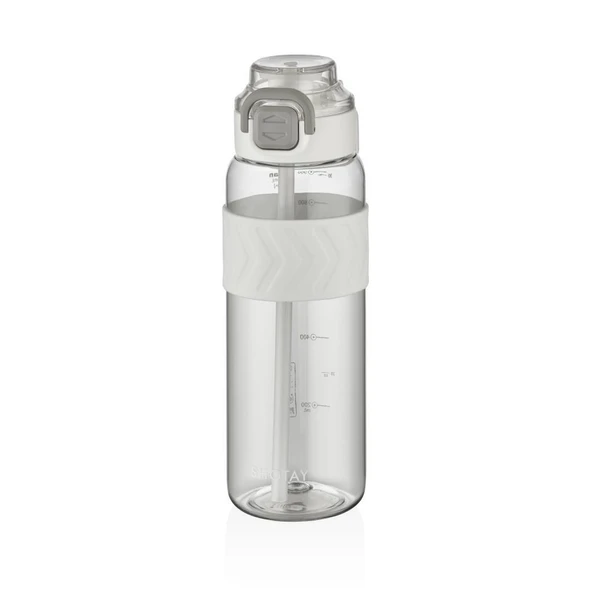 Shotay Direction Su Matarası Tritan Beyaz 1000Ml - 1