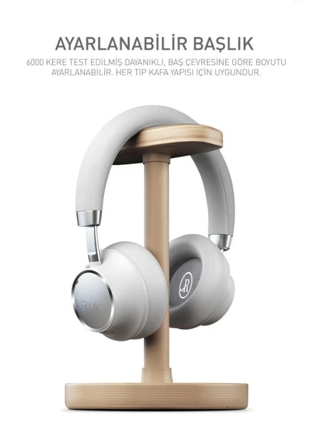 Aria ANC SİYAH Kulak Üstü Bluetooth Kulaklık - 4