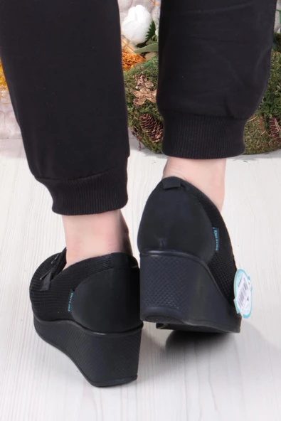 Fort King Jennifer Rahat Hafif Anatomic Insole Taban Dolgu Topuk Kadın Ayakkabı - 4