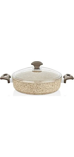 Falez Creamy Granit 22 cm Karnıyarık Tenceresi - CRE 3022 - 3