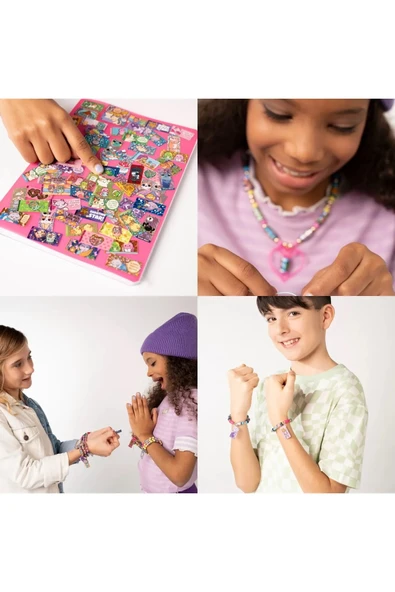 Sticki Rols Bant Kapsülü 120 Stickerlı Bileklik Çıkartmalı Etiket