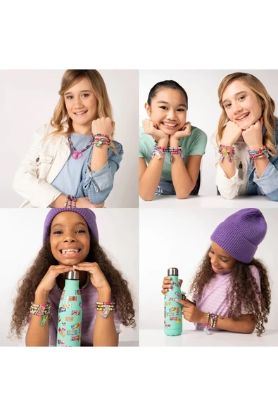 Sticki Rolls Bant Kapsülü 50 Stickerlı Bileklik Çıkartmalı Etiket - 3