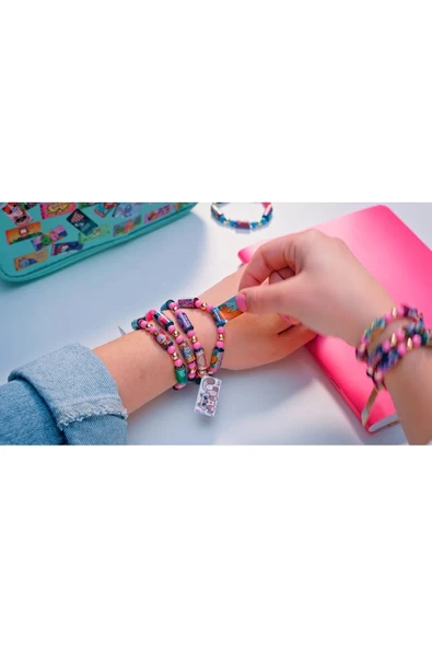 Sticki Rolls Bant Kapsülü 70 Stickerlı Bileklik Çıkartmalı Etiket - 2