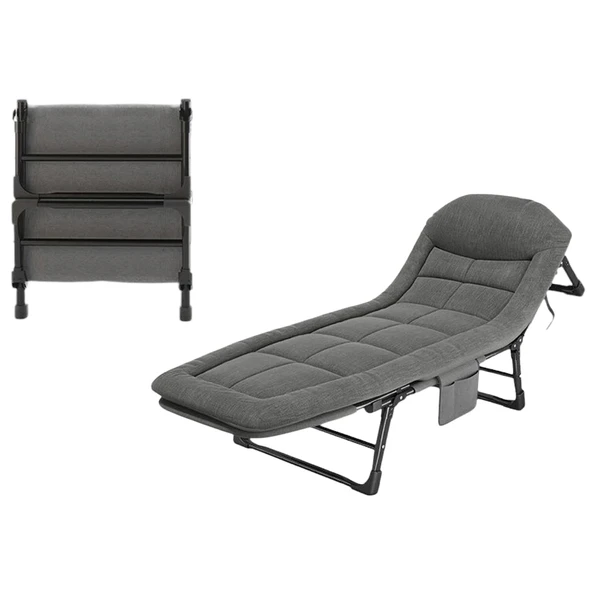 SUNUP SN-26975 TAŞINABİLİR AYARLANABİLİR 5 KADEME SÜNGER KAMP YATAK ŞEZLONG (KAZAYAĞI) - 3