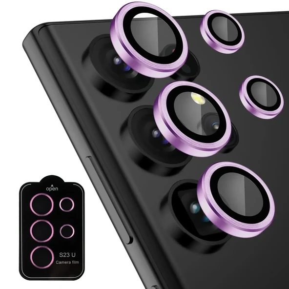 S24 Ultra / S23 Ultra Kamera Lens Koruyucu (MOR) ürün görseli
