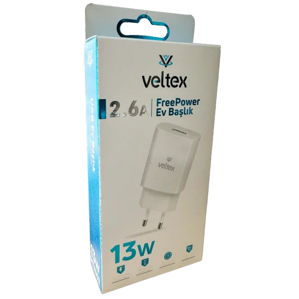 13W 2.6A Usb Şarj Başlığı Veltex VTX002