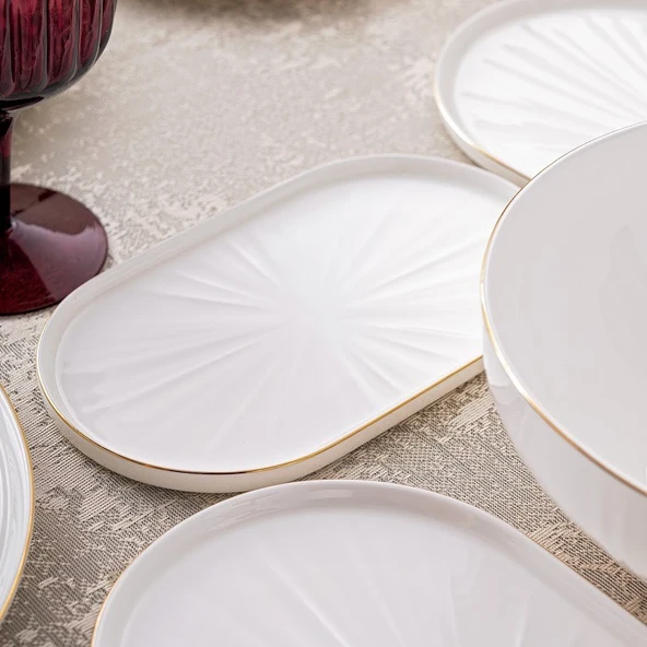 Emsan Sirius Gold Fine Bone 59 Parça 12 Kişilik Yemek Takımı - 5
