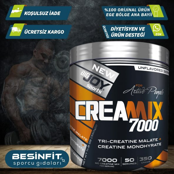 BIGJOY Creamix 7000 Tricreatin+Creatin Monohidrat 350 gr