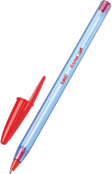 Bic 918520 Cristal Soft Tükenmez Kalem Kırmızı ( 1 Adet )