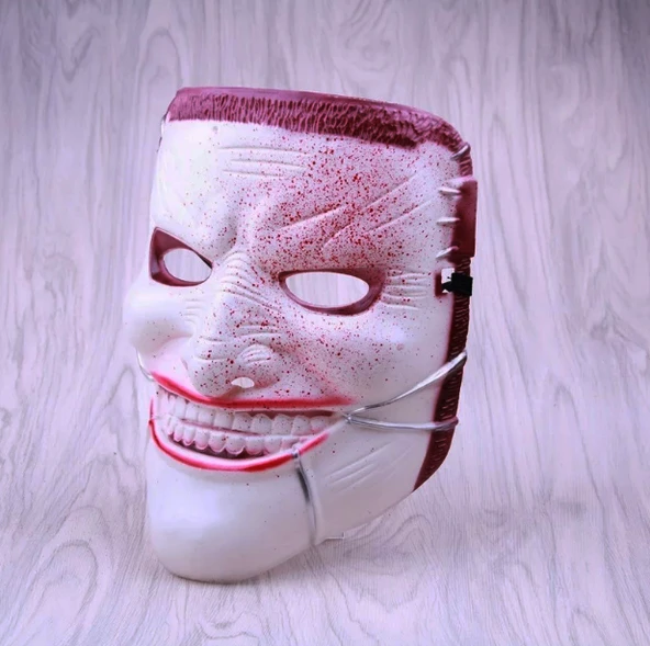 Reçine Ölüm Joker Maskesi Kanlı
