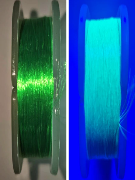 Eagenset Organze İp Çapari İpi Ultraviyole Uv Neon Açık Yeşil Makara - 3