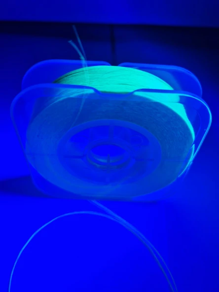 Eagenset Organze İp Çapari İpi Ultraviyole Uv Neon Açık Yeşil Makara - 11