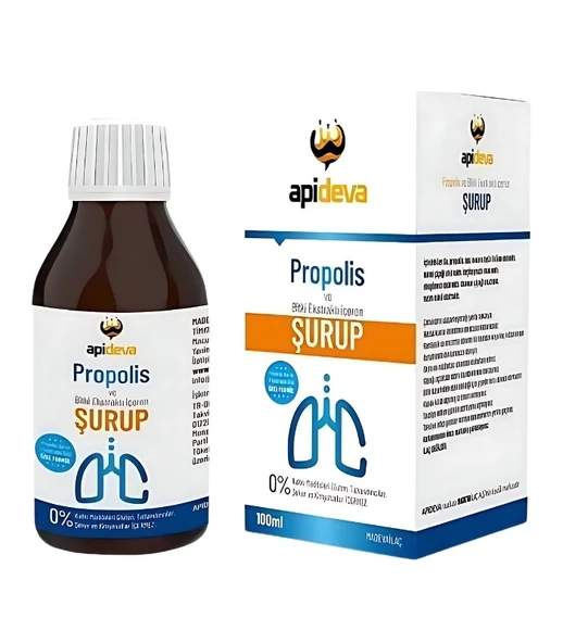 BİTKİSEL ŞURUP 100ml APİDEVA