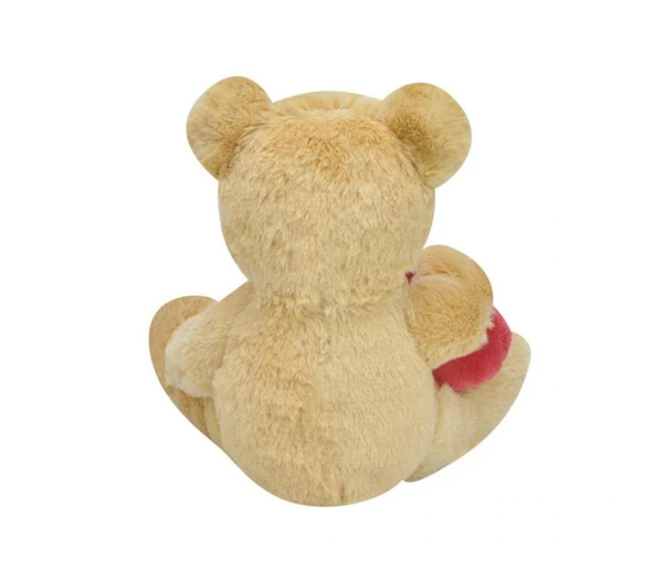 Kalpli Ayı 15 cm Pelüş Ayı Sevgiliye Hediye - 4