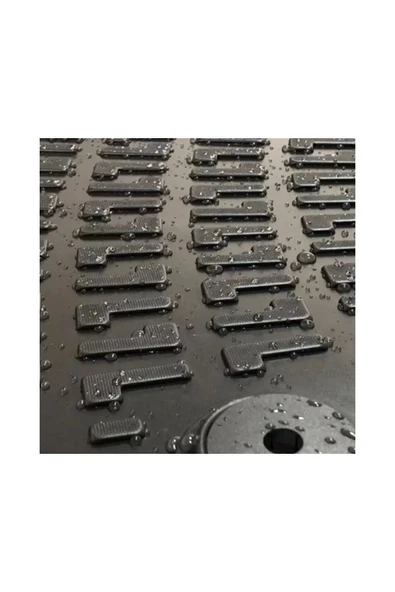 Volkswagen Polo 6C 2017  Uyumlu Sonrası 3D Siyah Kokusuz Havuzlu Paspas Takımı - Resim 3