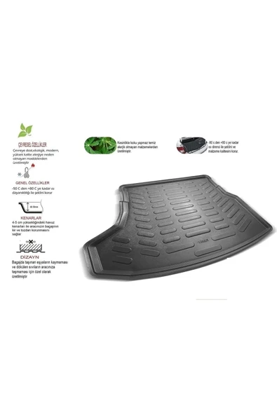 Bmw 3 Seri E90 2004-2013 3D Bagaj Havuzu Kokusuz ürün görseli