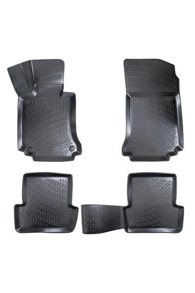 Mercedes ML Serisi W163 1998-2005 3D Siyah Kokusuz Havuzulu Paspas Takımı