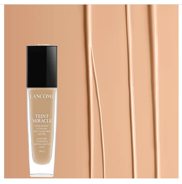 Lancome Teint Miracle - Nemlendirici Fondöten 010 Beige Porcelaine - 2