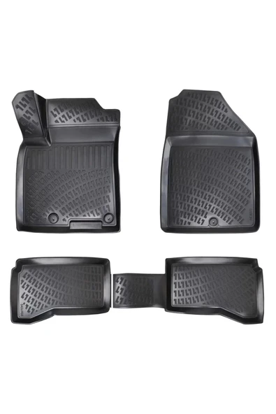 Kia Niro 2017 Sonrası 3D Siyah Kokusuz Havuzulu Paspas Takımı ürün görseli 1