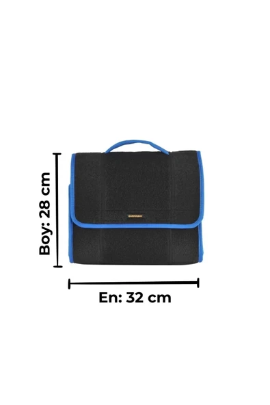 Mini Araç Bagaj Çantası Araba Bagaj Organizer Bagaj Düzenleyici Çanta Oto Bagaj Düzenleyici Mavi ürün görseli