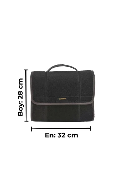 Mini Araç Bagaj Çantası Araba Bagaj Organizer Bagaj Düzenleyici Çanta Oto Bagaj Düzenleyici Gri ürün görseli