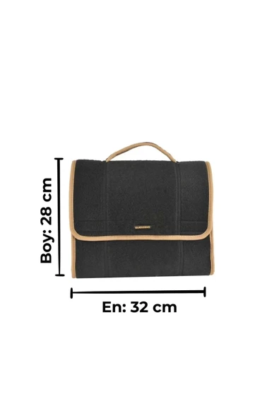 Midi Araç Bagaj Çantası Araba Bagaj Organizer Bagaj Düzenleyici Çanta Oto Bagaj Düzenleyici Krem ürün görseli