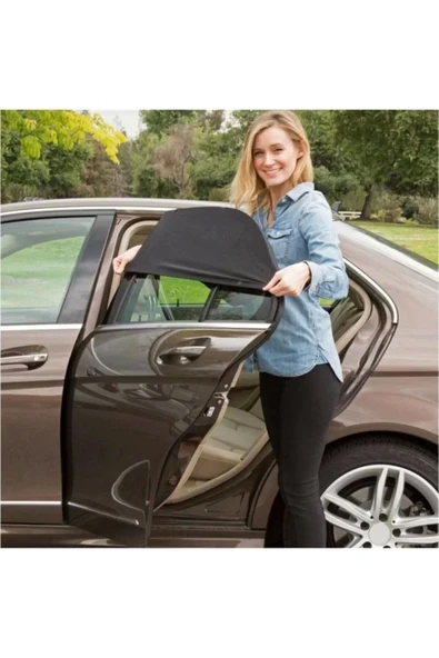 Peugeot 208  Uyumlu 2 Adet Oto Yan Cam Güneşliği, Arka Cam Güneşliği/Perde - Resim 2