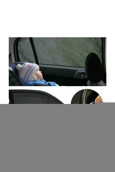 Renault 19 Europa Uyumlu 2 Adet Oto Yan Cam Güneşliği, Arka Cam Güneşliği/Perde