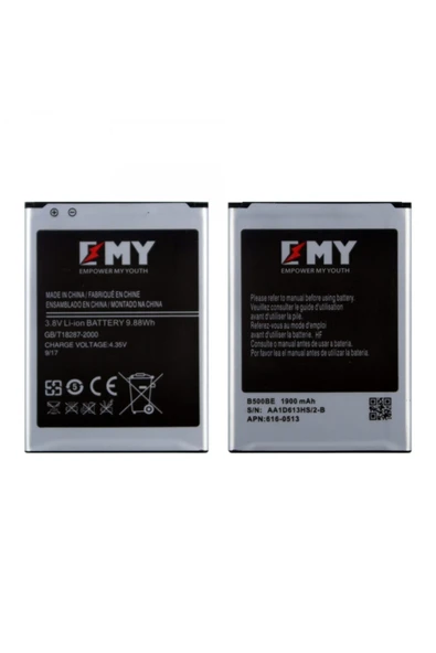 Emy Samsung Galaxy I9190 S4 Mini Uyumlu B500be 1900 Mah Batarya - 1