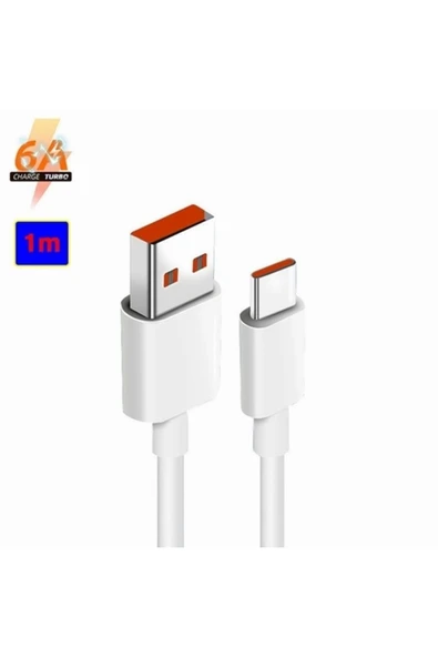 Day Orjinal Xiaomi Poco F3 / Poco X3 Pro / Poco X3 Nfc Type C 6a Turbo Charge 66w Data Cable