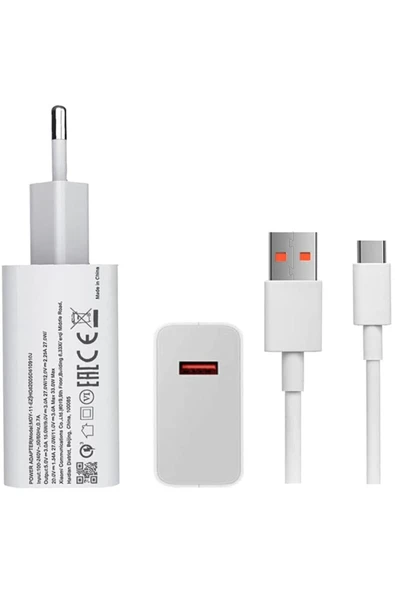 ENALP Xiaomi Uyumlu Type C 33w Hızlı Şarj Cihazı Şarj Aleti Kablo + Adaptör Hızlı Turbo Şarj Aleti 5a - 3