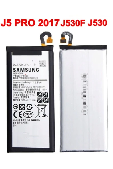 akçayelektronik Samsung Galaxy J5 Pro 2017 J530 Batarya Pil Eb-bj530ab