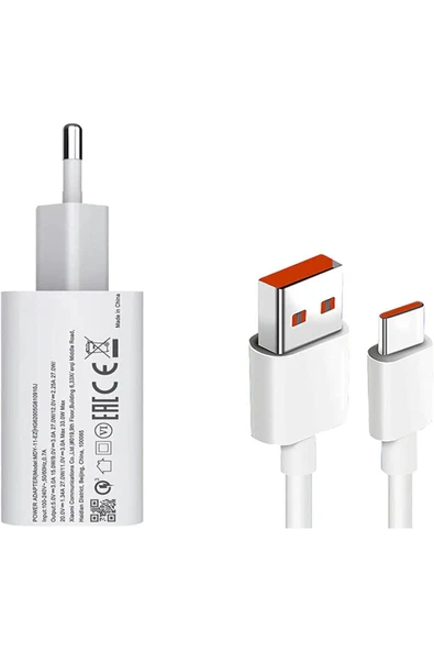 ENALP Xiaomi Uyumlu Type C 33w Hızlı Şarj Cihazı Şarj Aleti Kablo + Adaptör Hızlı Turbo Şarj Aleti 5a - 2