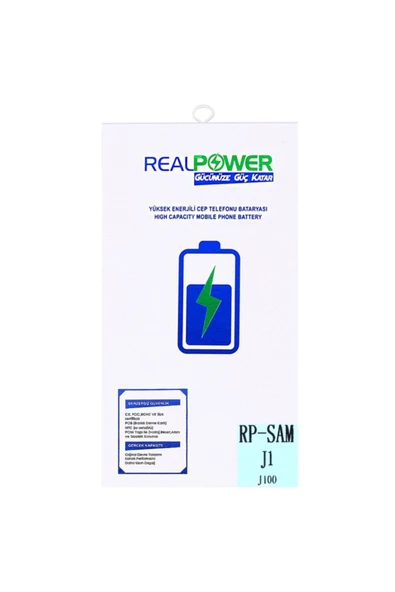 realpower Samsung Galaxy J1 J100 Batarya Pil 2000mah Eb-bj100bbe Rp-sam-j100 Ithalatçı Garantili - 3