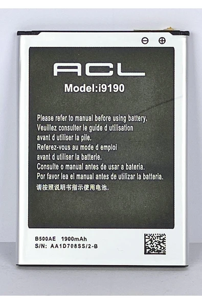 ACL Samsung I9190 (s4 Mini) Uyumlu Batarya - 3
