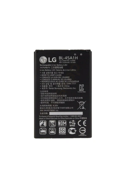 LPZ Lg K10 Batarya (bl-45a1h) 2220mah