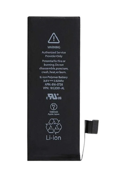 GALİOREZ Iphone 5sUyumlu  Apn-616-0722 Pil Batarya