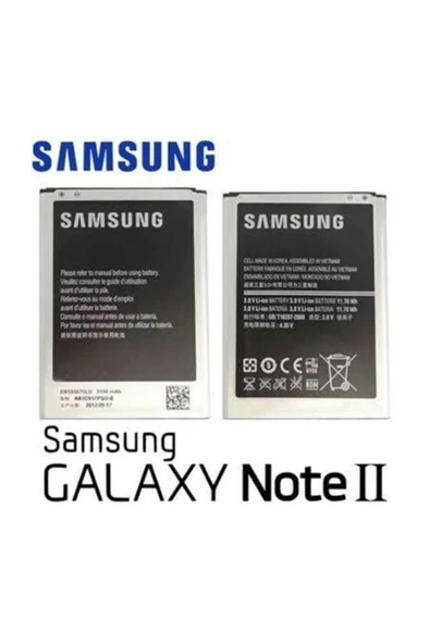 TREND Samsung Not 2 N7100 Batarya Pil Garantili Lisanslı Servis Ürünü - 2