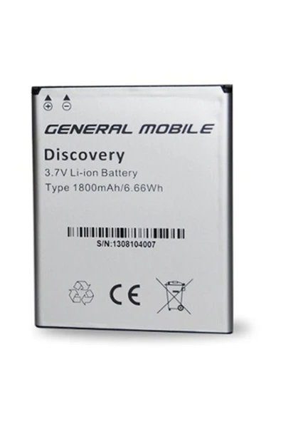 General Mobile Discovery E3 Orjinal Batarya 1800 mAh