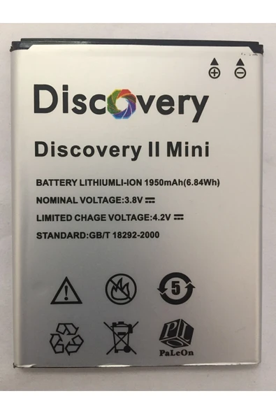 General Mobile Dıscovery 2 Mını Batarya Pil 1950 Mah ürün görseli 1
