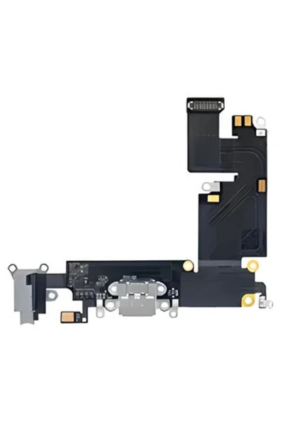 ENALP iPhone 6 PLUS Şarj Soketi Kulaklık Soketi Full SİYAH Orijinal