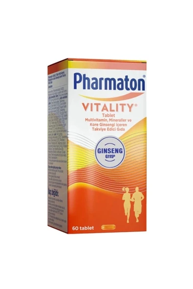 Pharmaton Vitality 60 Tablet - Ginseng G115, Multivitamin ve Mineraller