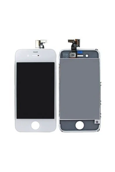 worldteknik Uyumlu Iphone 4 Lcd Ekran Dokunmatik Beyaz